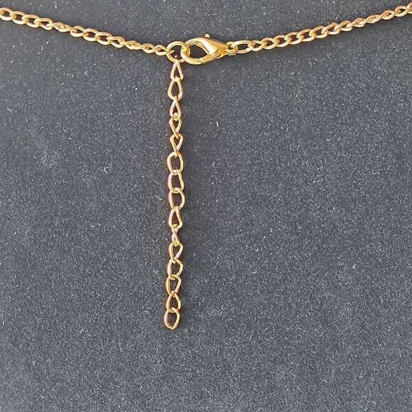 Metal fringe fashion necklace nwt - Picture 6 of 8